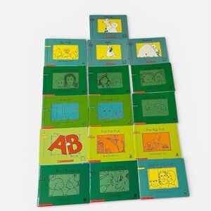 Bob Books Lot Set Of 16 Phonics Readers Scholastic Homeschool Early Learn Green